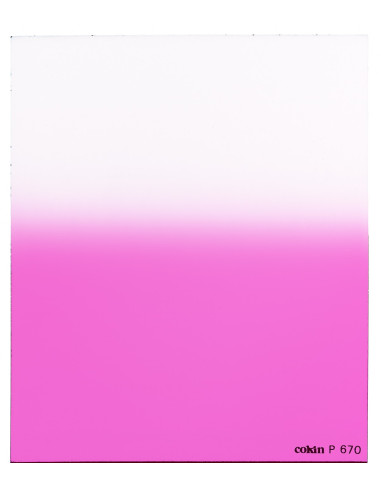 Filtre Dégradé Fluo Rose 1  - Taille M (série P)