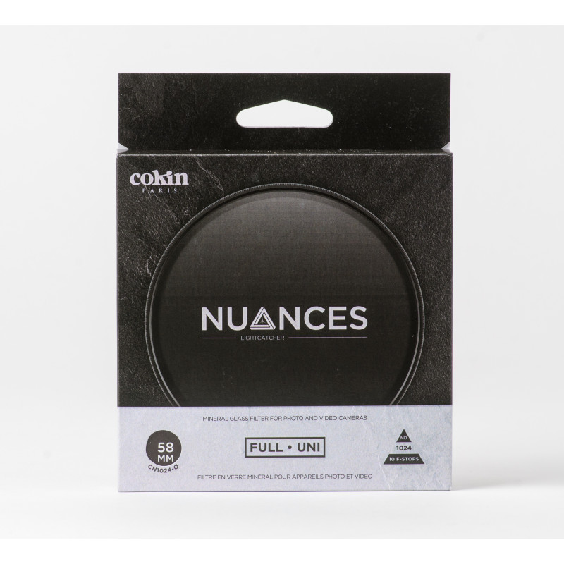 COKIN NUANCES - Filtre Densité Neutre vissant ND1024 - 58mm