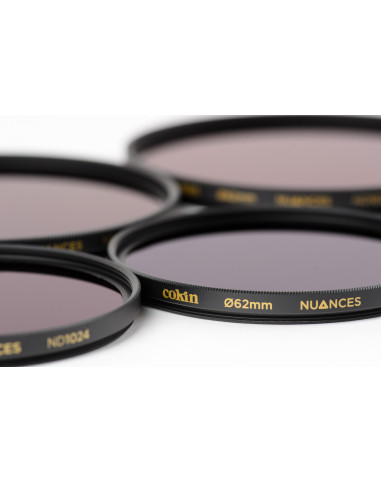 COKIN NUANCES - Filtre Densité Neutre vissant ND1024 - 62mm