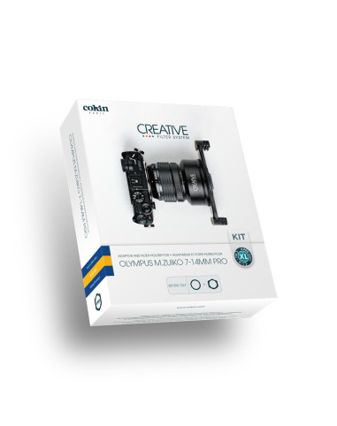 COKIN CREATIVE - Ensemble Bague pour OLYMPUS 7-14mm F2.8 + Porte-filtres - Taille XL 130mm (X-Pro)