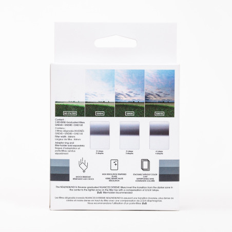 Kit Dégradés Inversé NUANCES Extreme GND4SR, GND8R, GND16R - Taille M