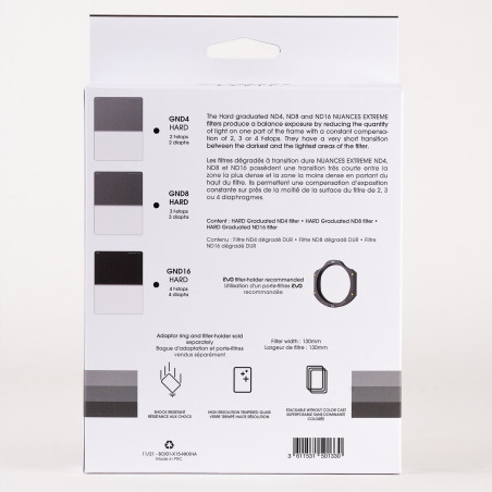 Kit Dégradés Hard NUANCES Extreme GND4H, GND8H, GND16H - Taille XL
