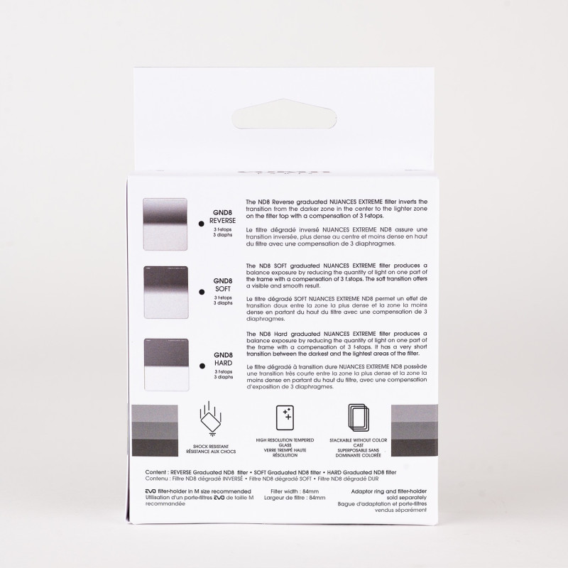 Kit Transitions NUANCES Extreme GND8R, GND8S, GND8H - Taille M